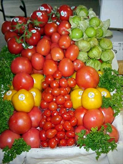 Fresh Tomatoes - Yellow Tomatoes, Grape Tomatoes, Cherry Tomatoes, Roma Tomatoes, Cluster Tomatoes, Tomatillos, 5X6’s, 6X6’s, 6X7’s.